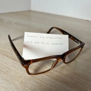 Ray-Ban RB1531 3923 Youth Eyeglasses Havana Brown 46-16-125 Frame Excellent Cond